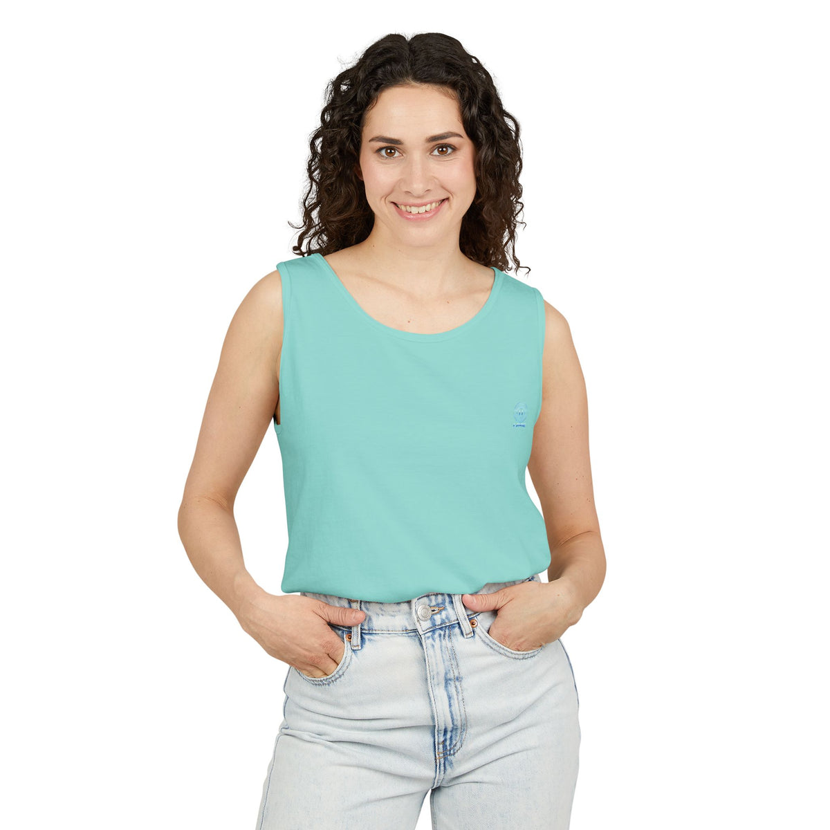Garment-Dyed Tank Top — UME Activewear Logo