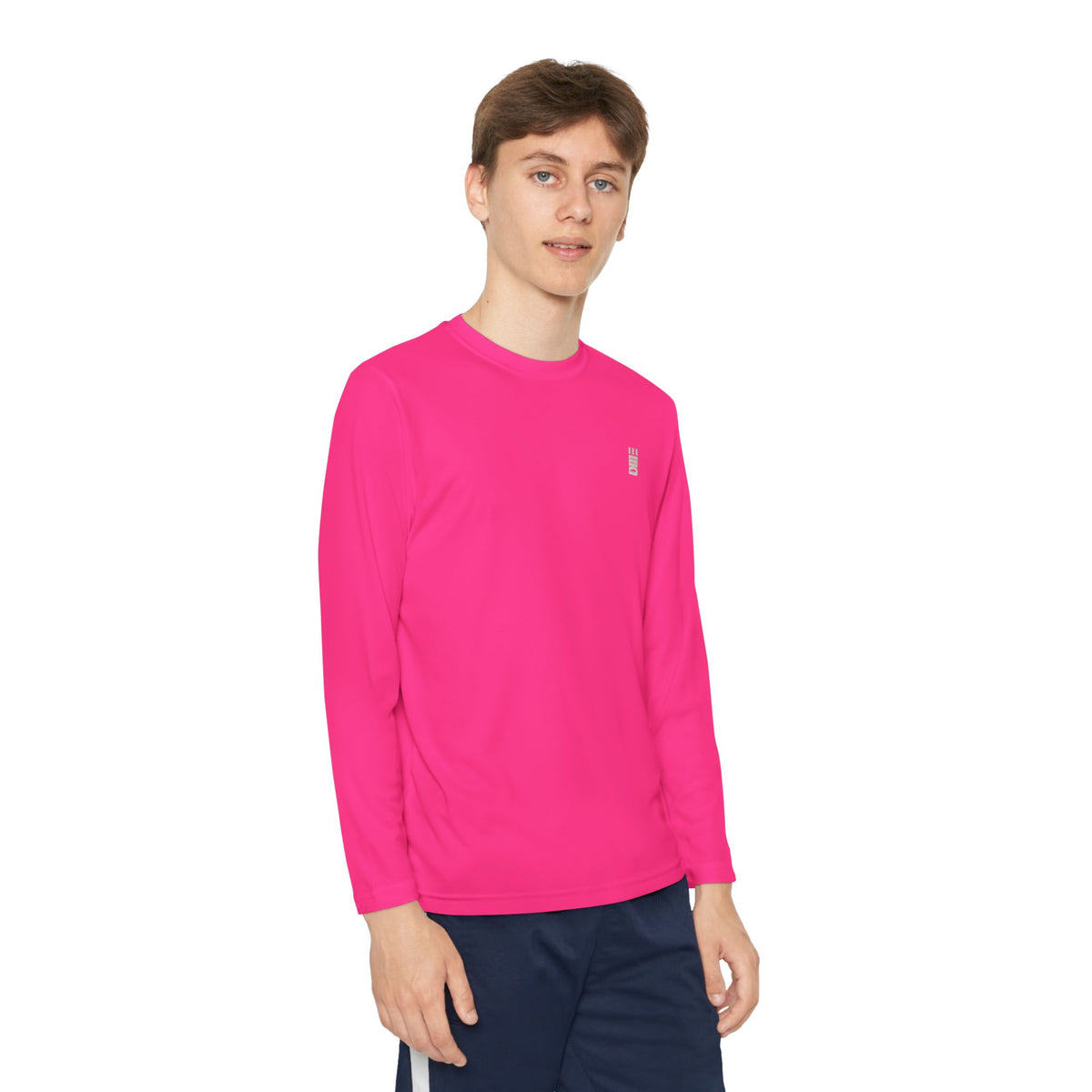Youth Long-Sleeve Performance Tee — Multi-Color Athletic Top