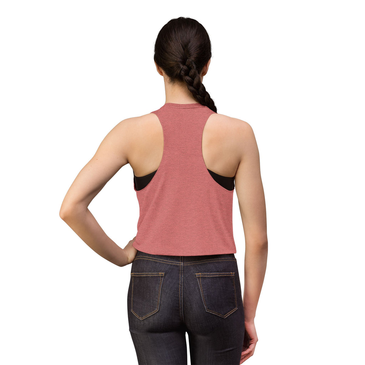 Valentine's Love Collage Crop Top — Women's Romantic Heart & Champagne Graphic
