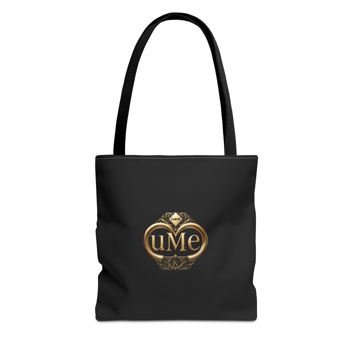 Gold Emblem Tote Bag — Black UME Crest Print