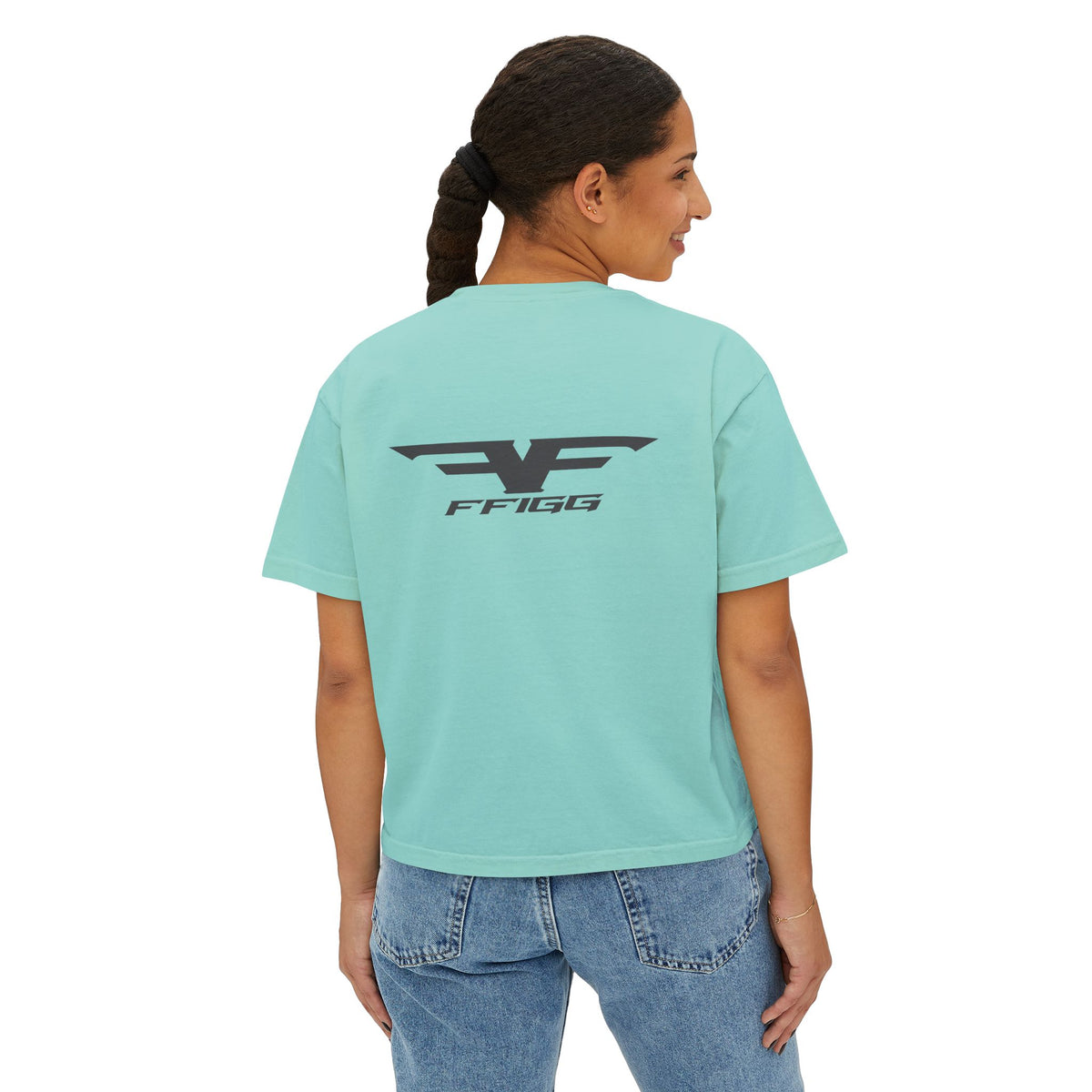 Women’s Winged Logo Boxy Tee — Ivory & More Colors