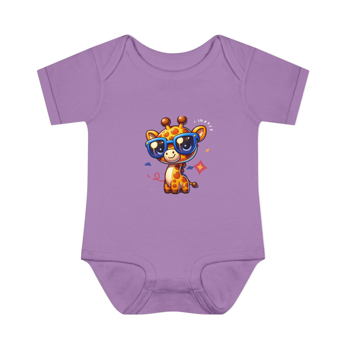 Giraffe Sunglasses Baby Bodysuit — Cute Infant Onesie