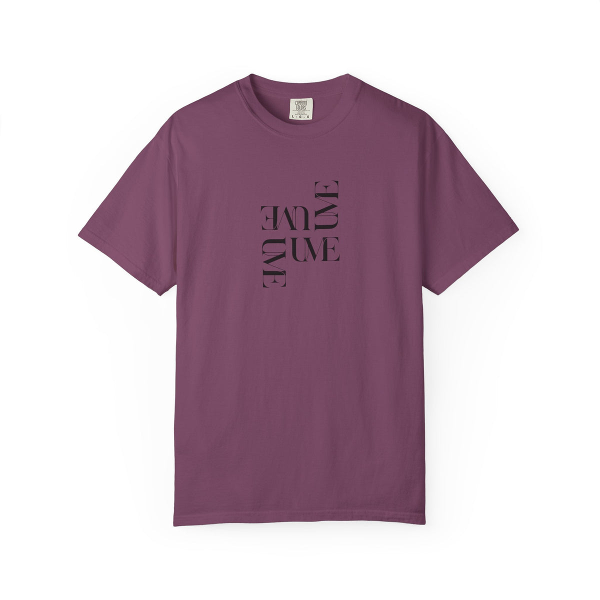 UME Typography Garment-Dyed T-Shirt — White, Ivory & More Colors