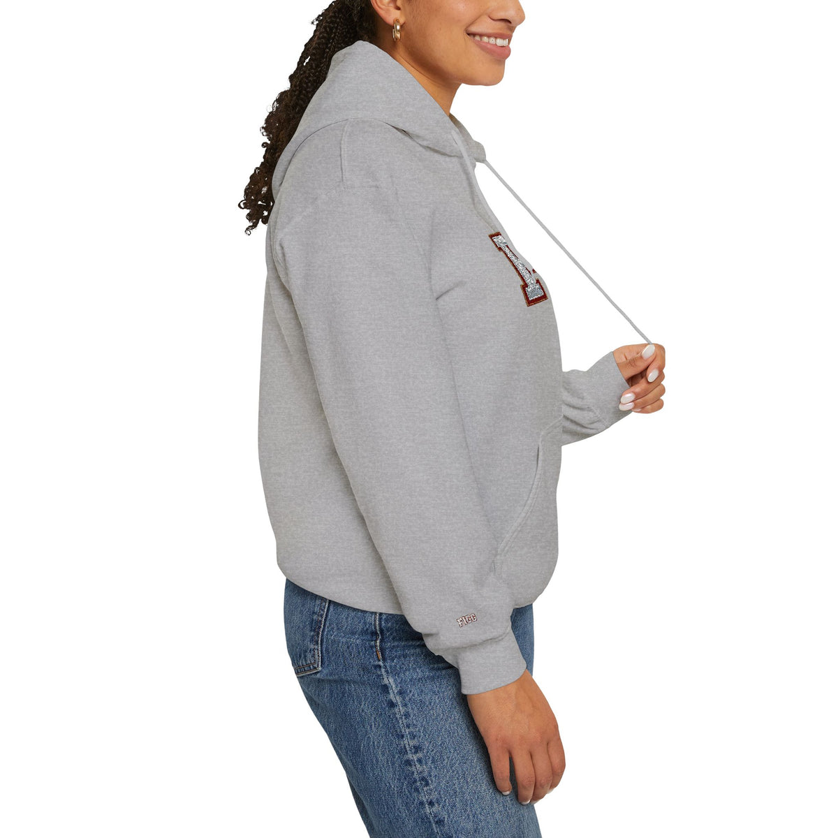 FFiGG Embroidered Varsity Hoodie — White, Black, Grey & More Colors