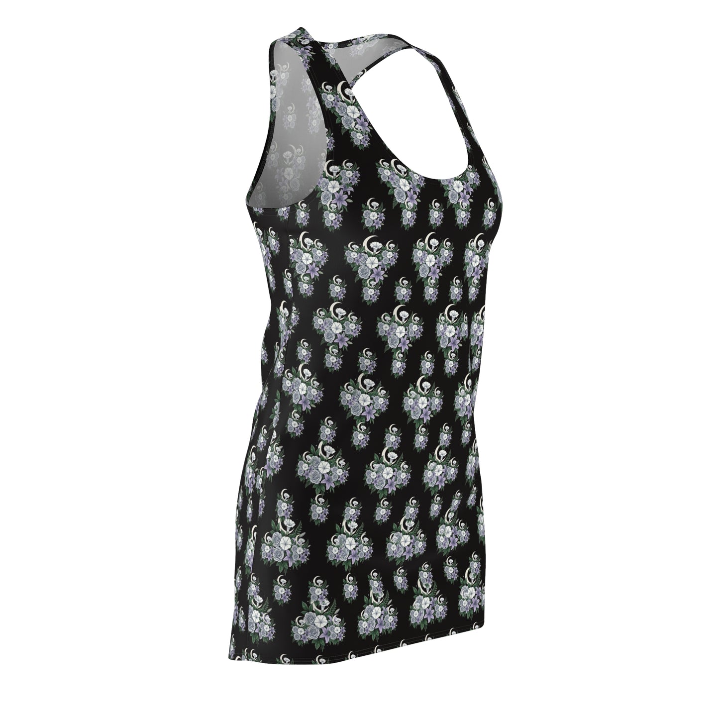 Floral Lavender Bunch Racerback Dress