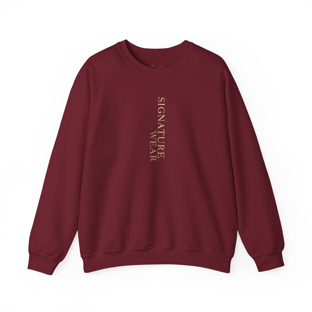 Signature Wear Minimalist Crewneck Sweatshirt — Black, Sand & More
