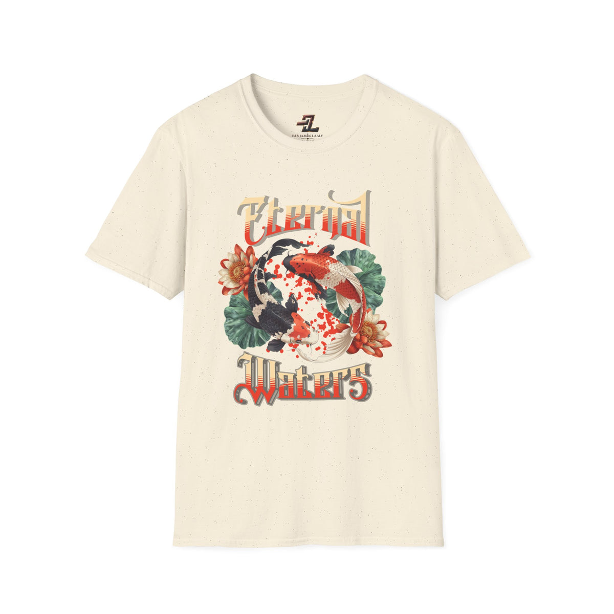Eternal Waters T‑Shirt — Koi Pond Floral Graphic Tee