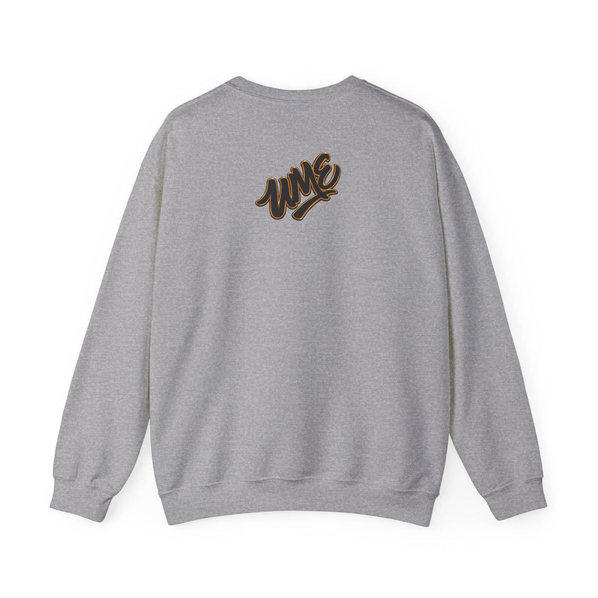 Crewneck Sweatshirt — UME Black Logo All-Over Print