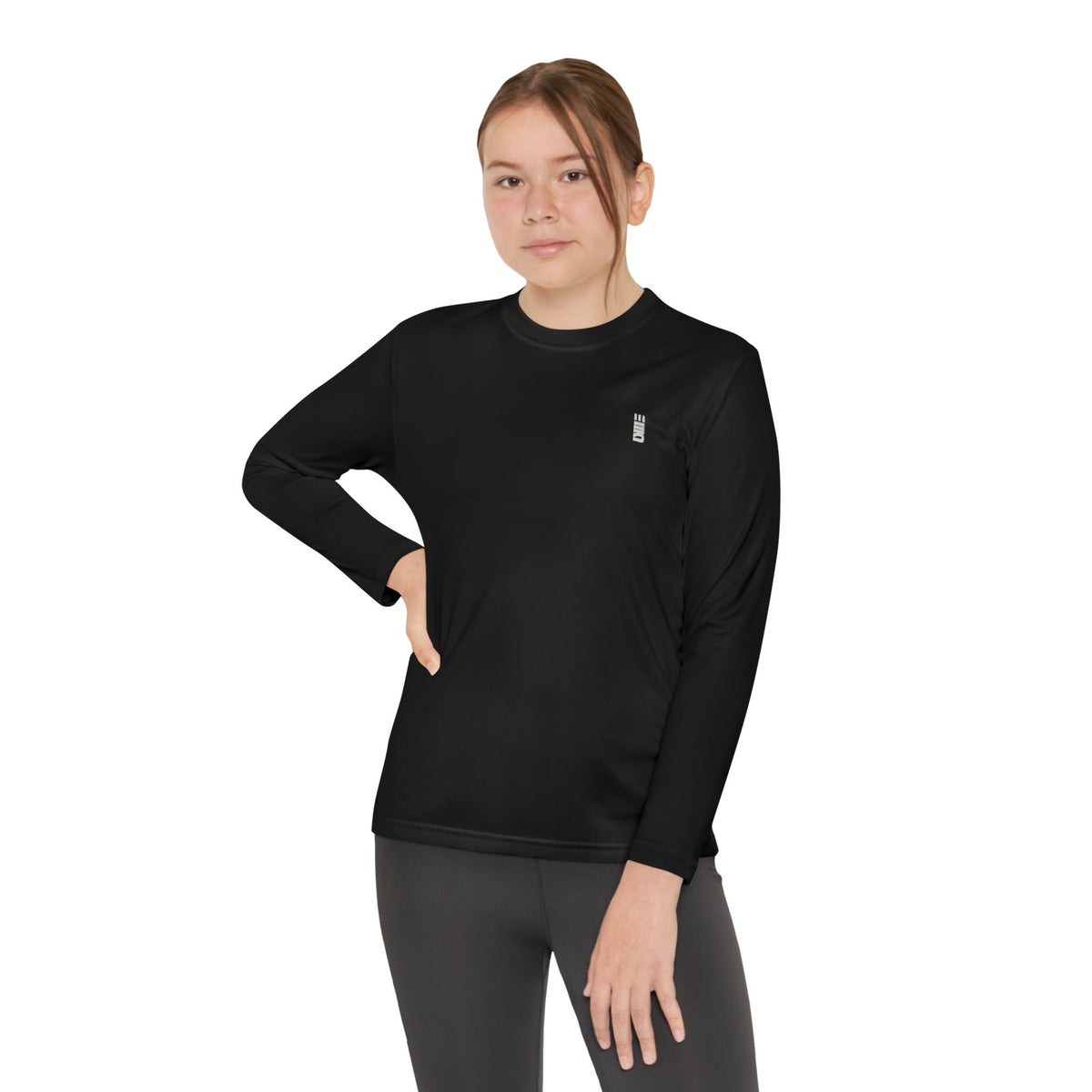 Youth Long-Sleeve Performance Tee — Multi-Color Athletic Top