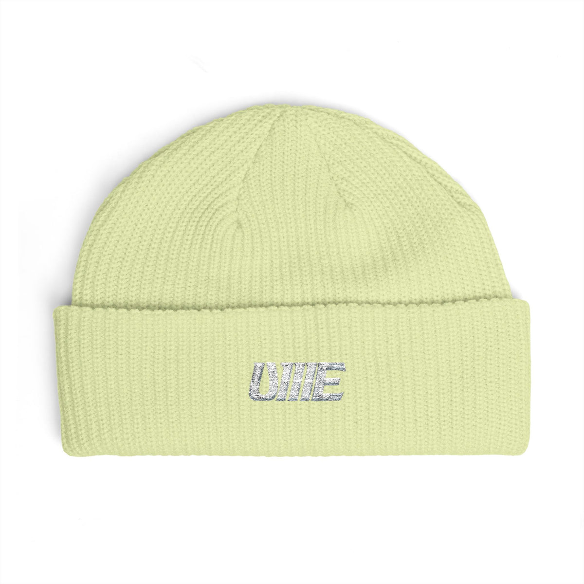 Cuff Beanie — Multi-Color Ribbed Knit Fisherman Hat