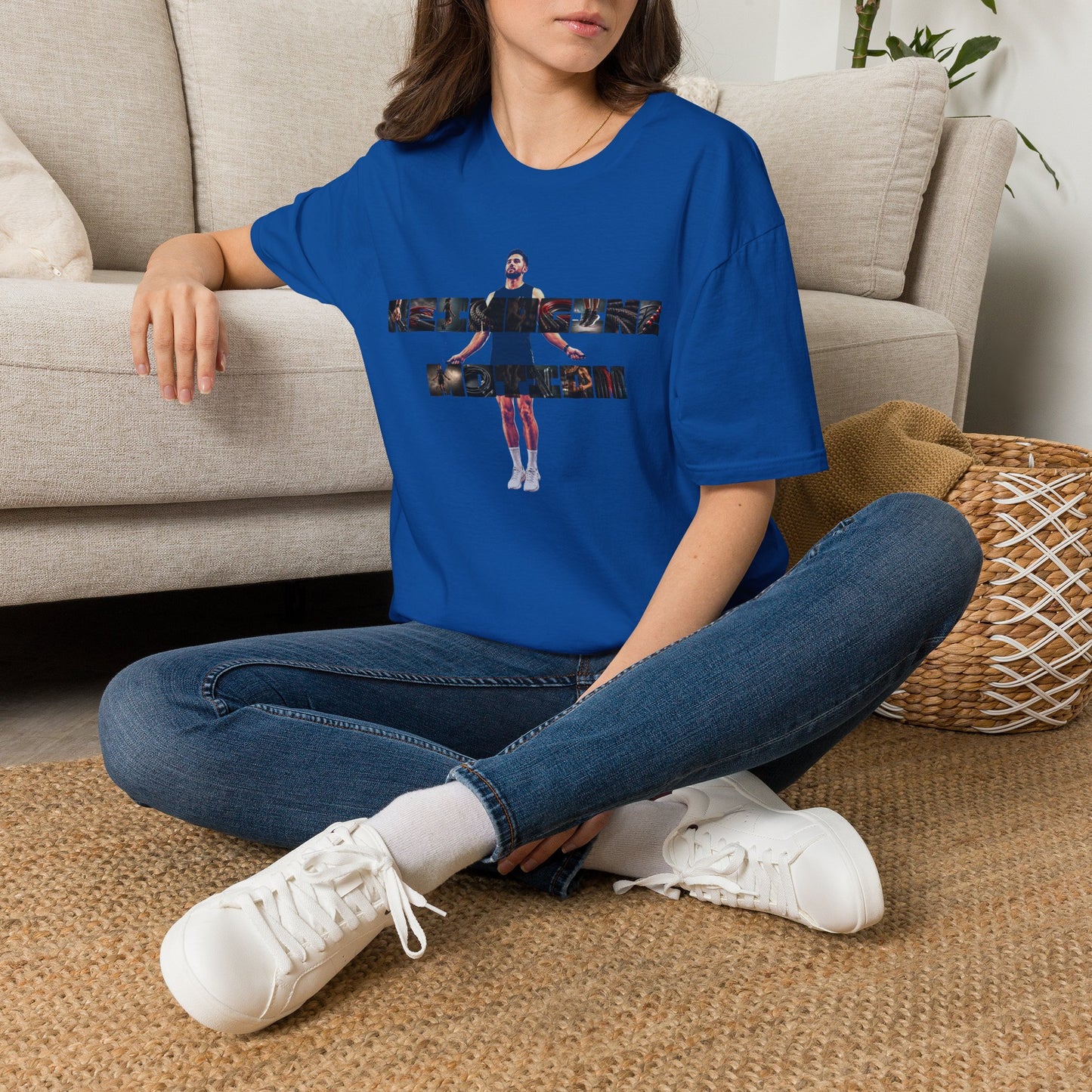 The Grind Graphic Tee — Cinematic Athlete Collage