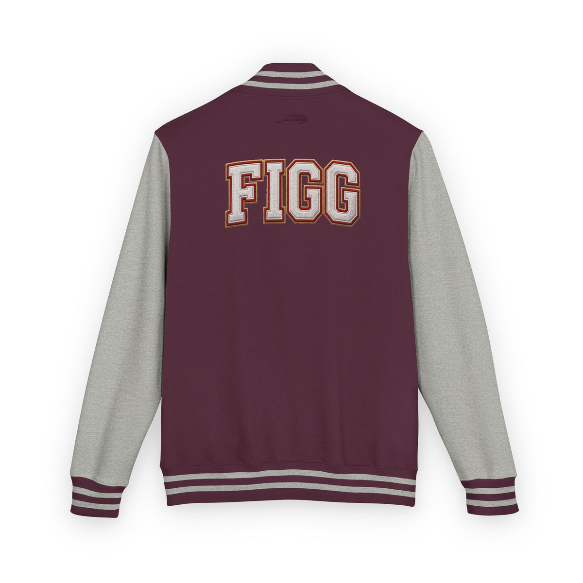 FIGG Letterman Jacket — Burgundy, Black, Navy & Bright Colors
