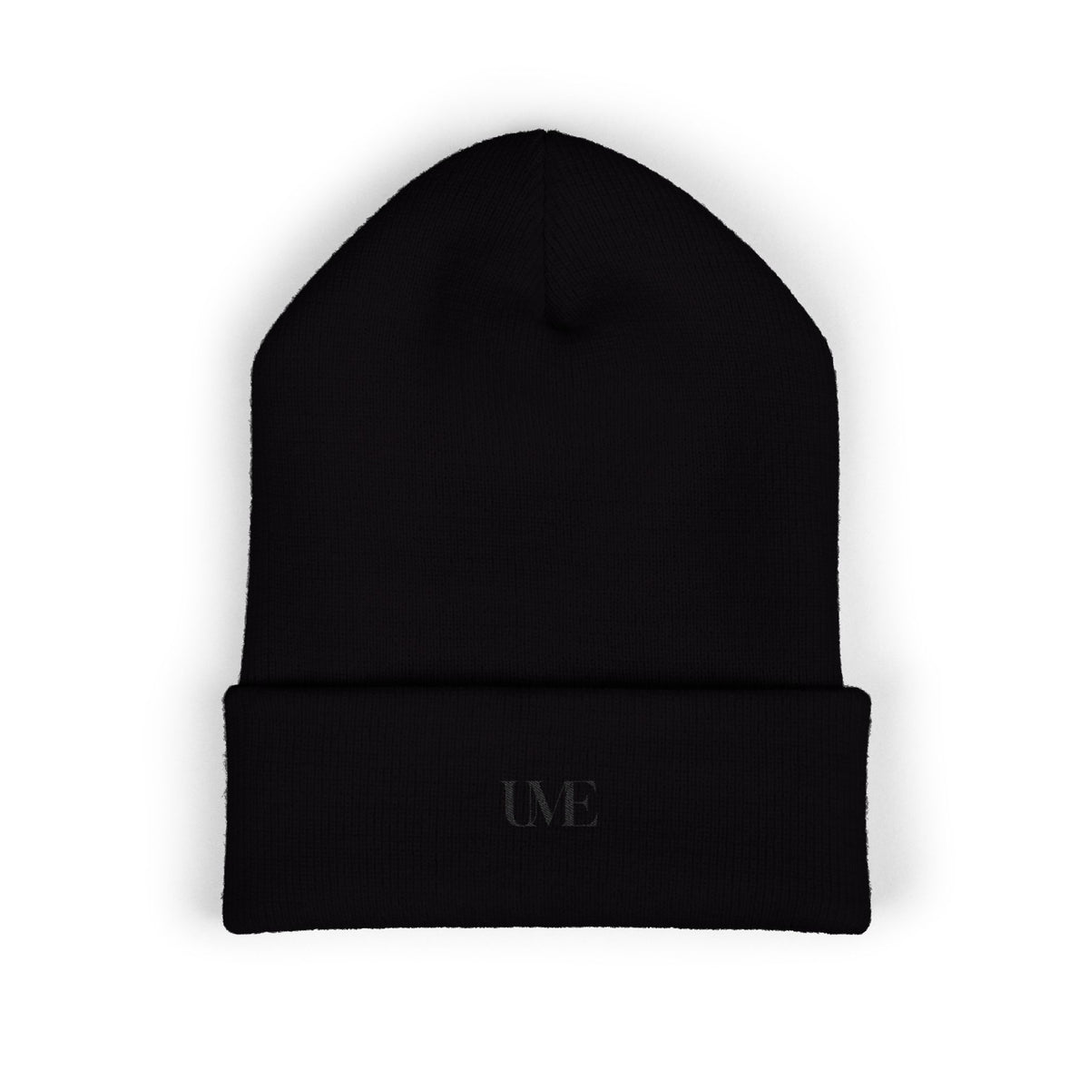 UME Embroidered Cuffed Beanie — White, Red & More Colors