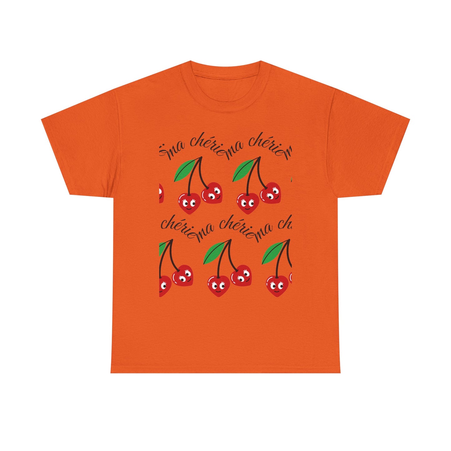 Cherry Pattern T‑Shirt — Cute Cherie Graphic Tee