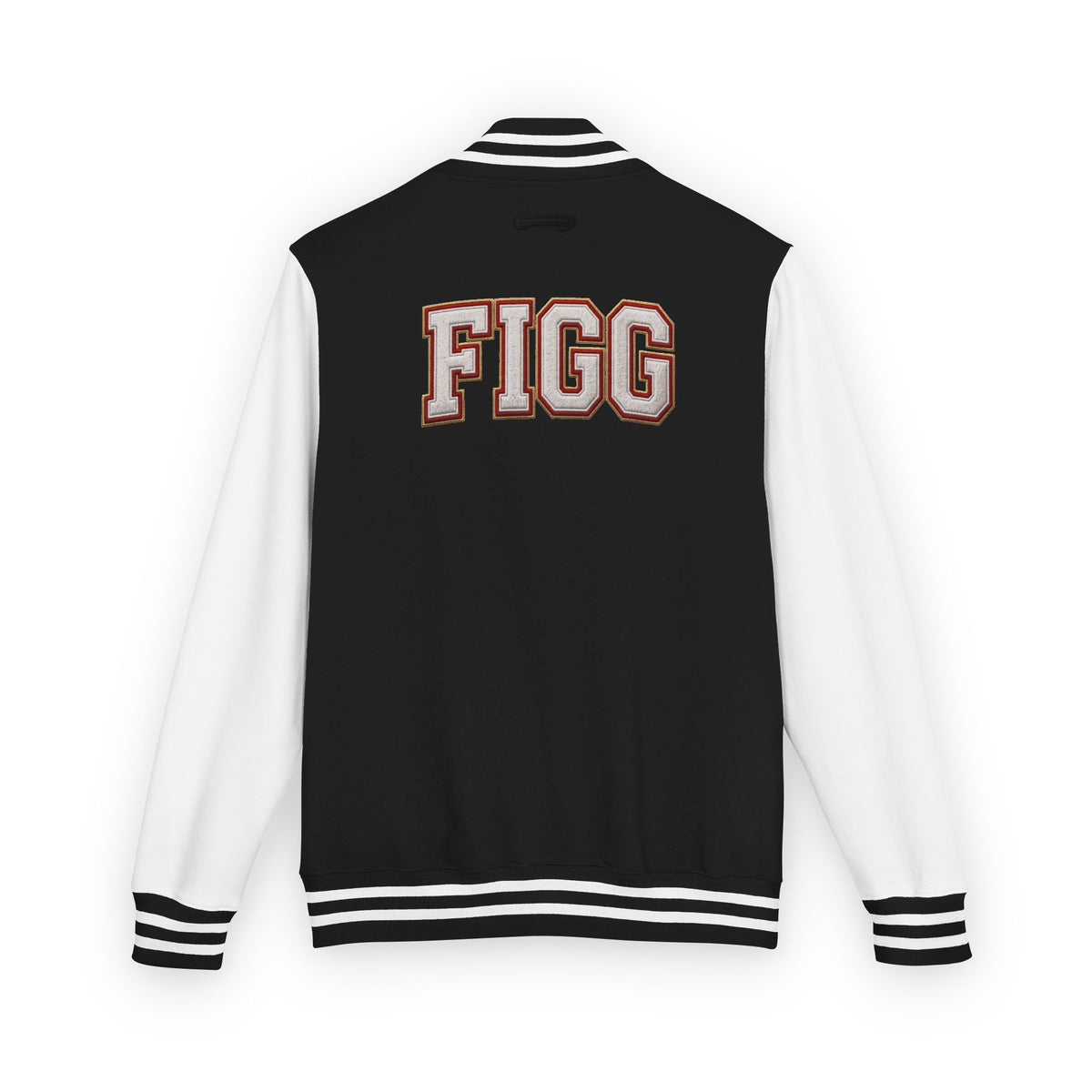 FIGG Letterman Jacket — Burgundy, Black, Navy & Bright Colors