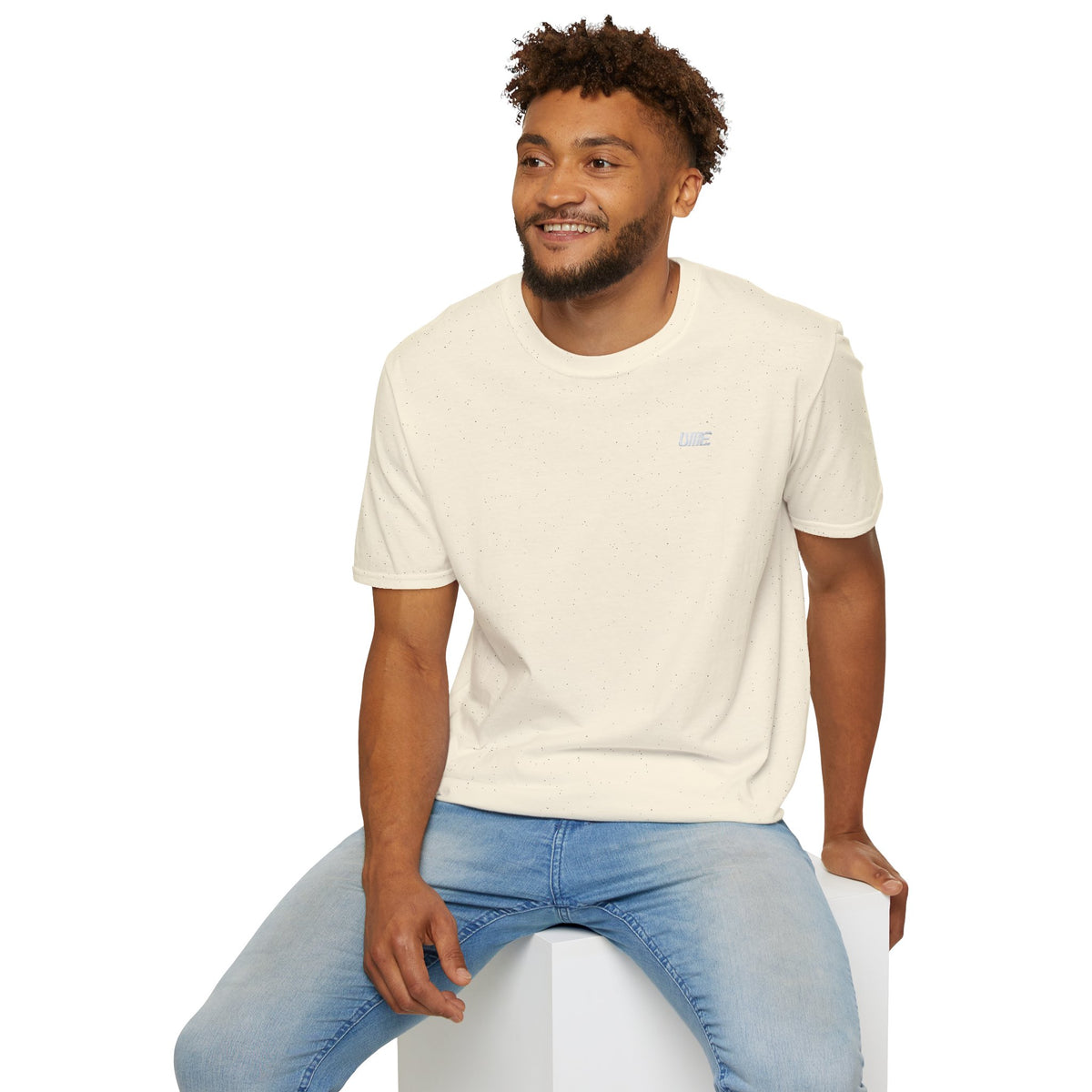 UME Retro Logo T‑Shirt — Multi-Color Minimal Sporty Graphic Tee