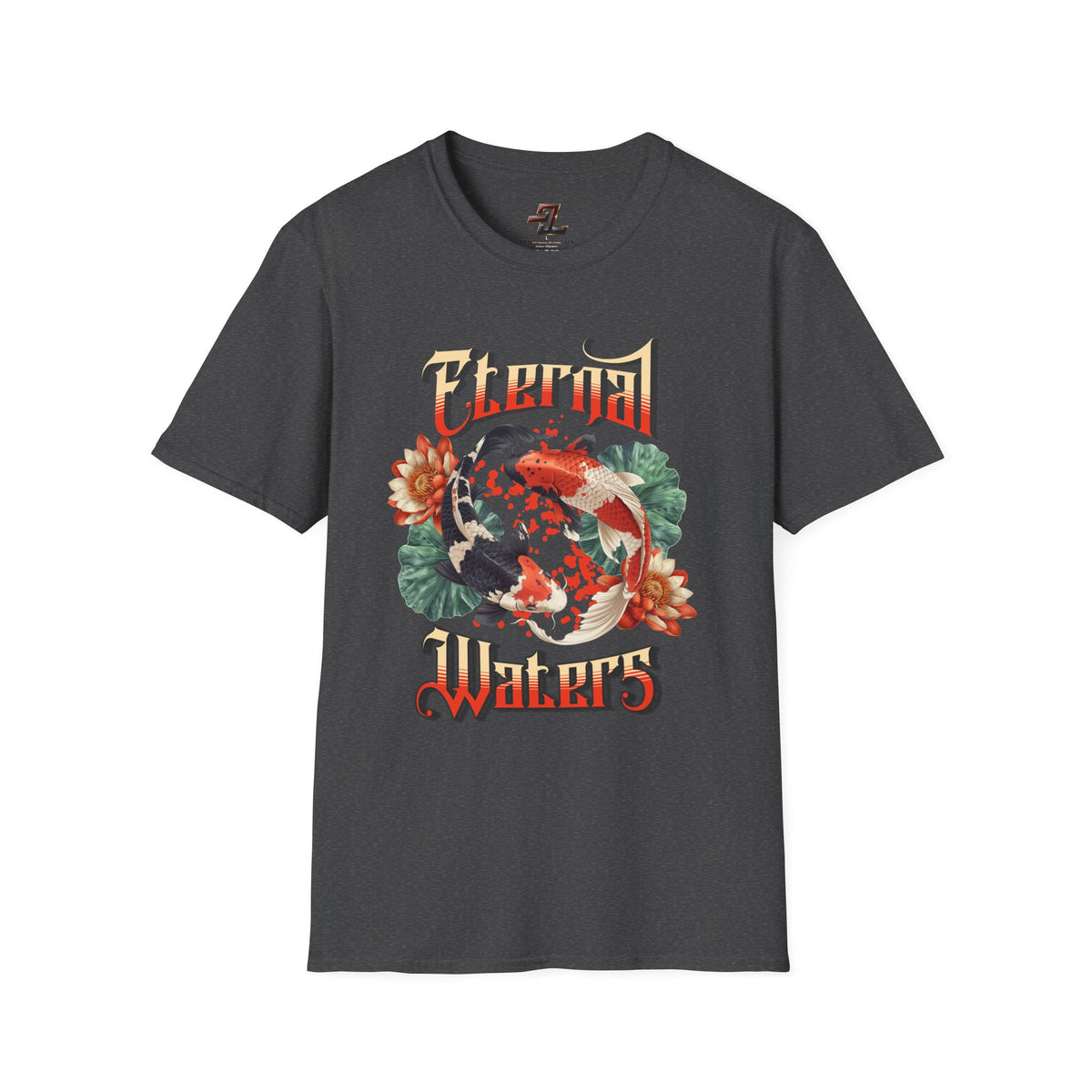 Eternal Waters T‑Shirt — Koi Pond Floral Graphic Tee