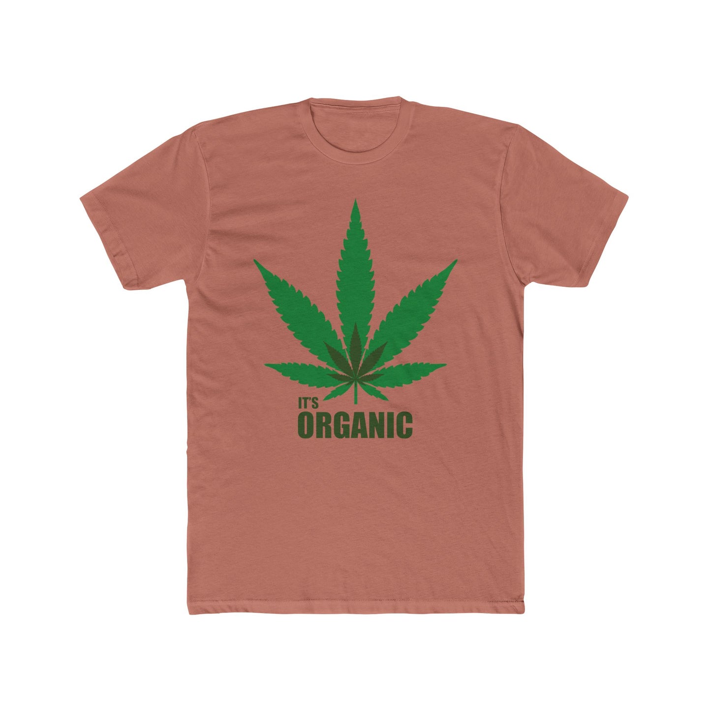 Organic Cannabis Leaf Tee — "It's Organic" Graphic T-Shirt