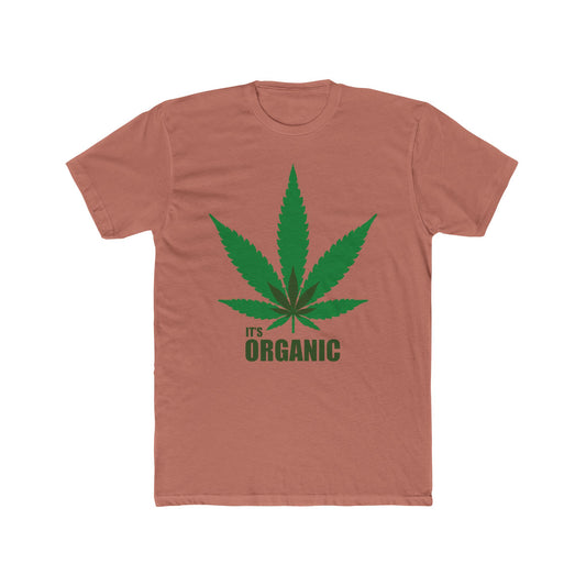Organic Cannabis Leaf Tee — "It's Organic" Graphic T-Shirt