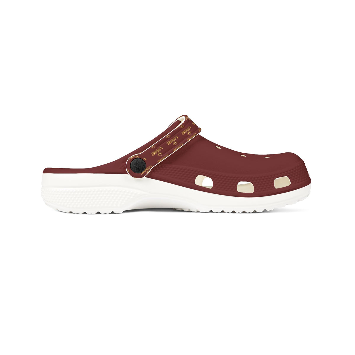 Burgundy All-Over Print EVA Foam Clogs — Slip-On Shoes