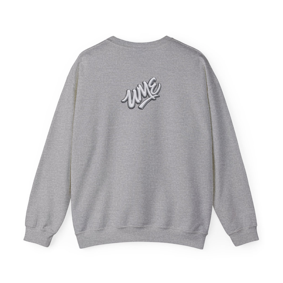 Crewneck Sweatshirt — UME White Logo All-Over Print