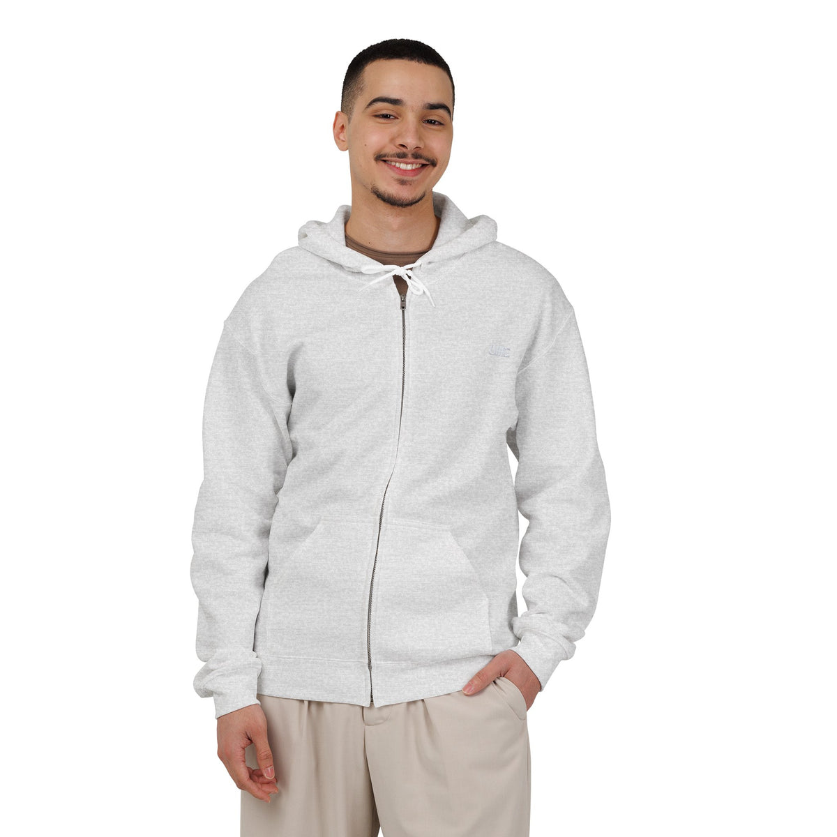UME Multi-Color Full-Zip Hoodie — Heavy Blend Embroidered Sweatshirt