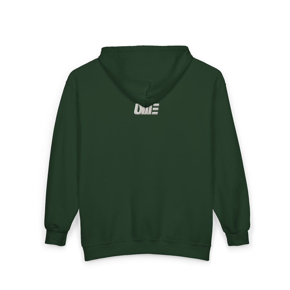 Full-Zip Midweight Hoodie — Multi-Color Minimal Graphic