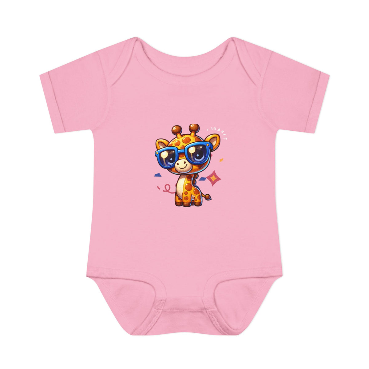 Giraffe Sunglasses Baby Bodysuit — Cute Infant Onesie