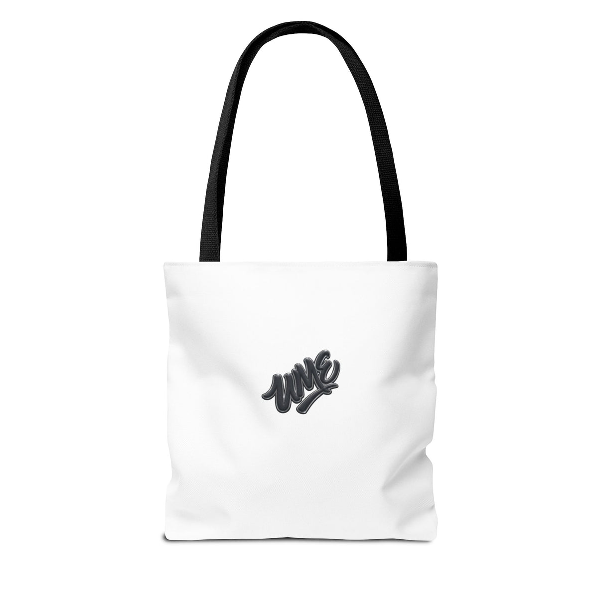 Tote Bag — White UME Black Logo Streetwear Carryall