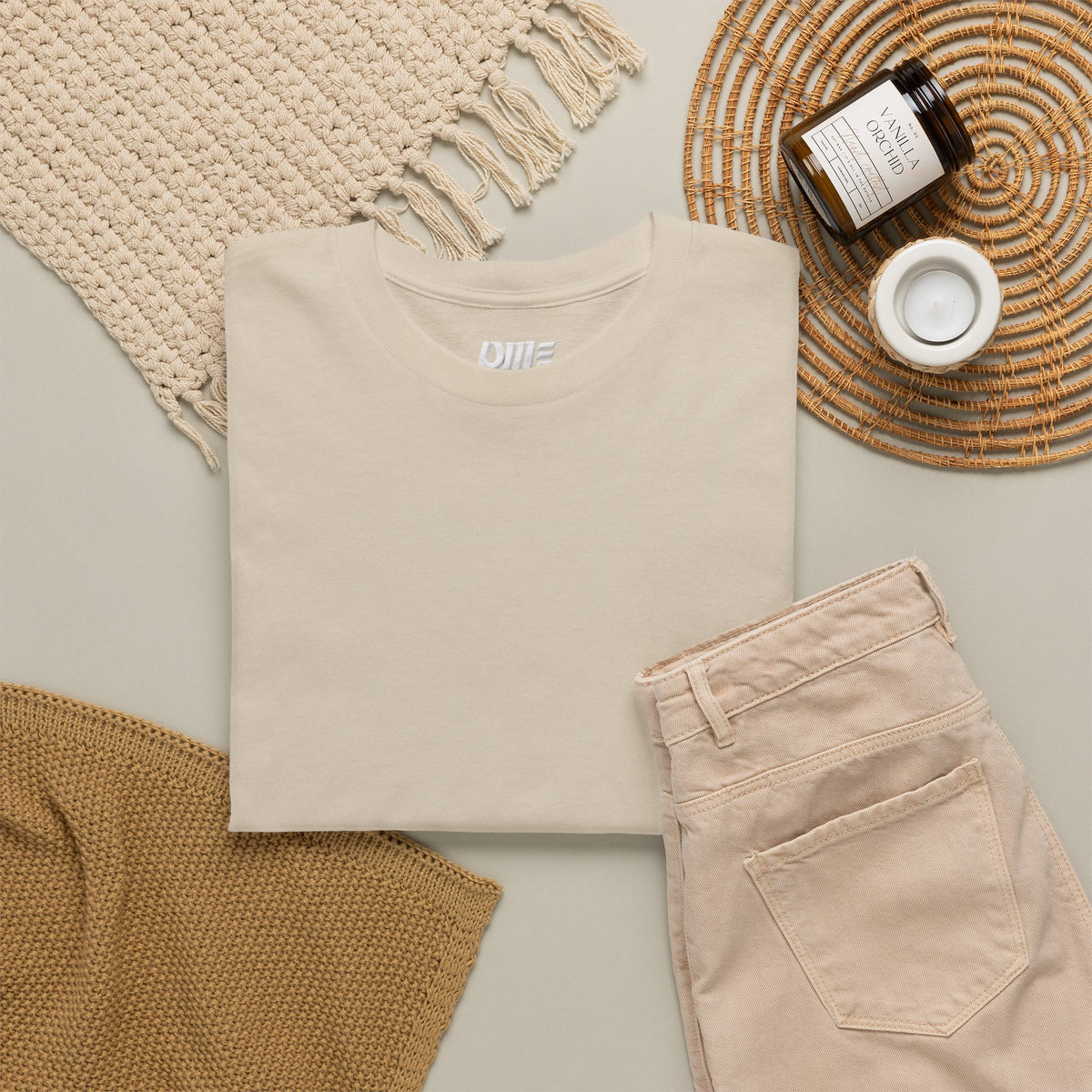 Retro Stripe UME Logo T-Shirt — White, Natural & More Colors