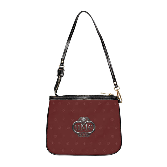 Small Shoulder Bag — Burgundy Monogram UME Heart Accent