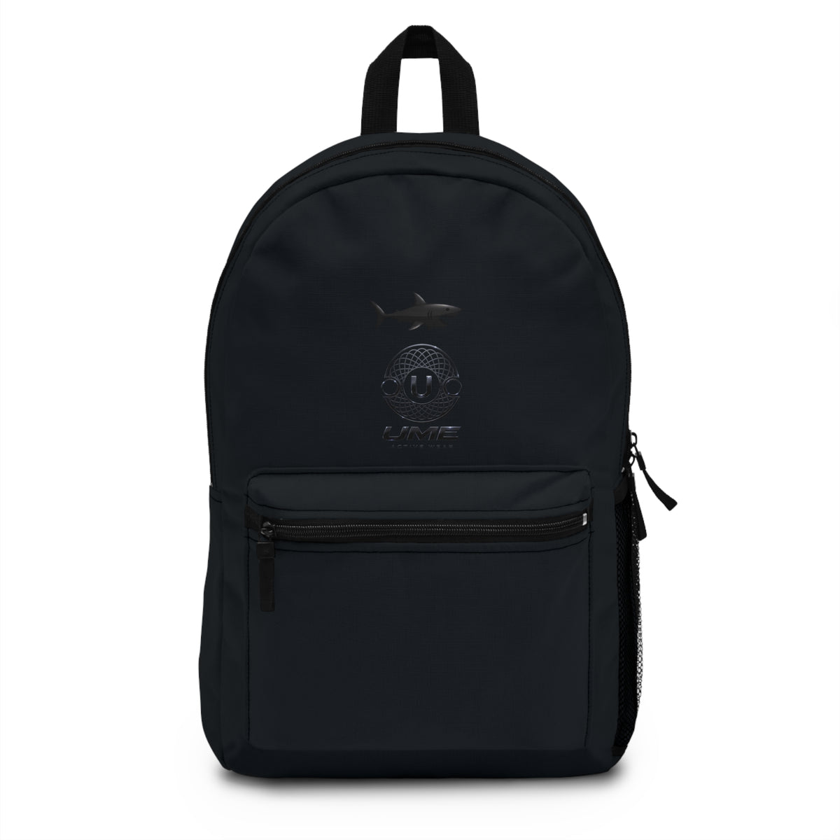Shark Diver Logo Backpack — Dark Ocean 13L Laptop Daypack
