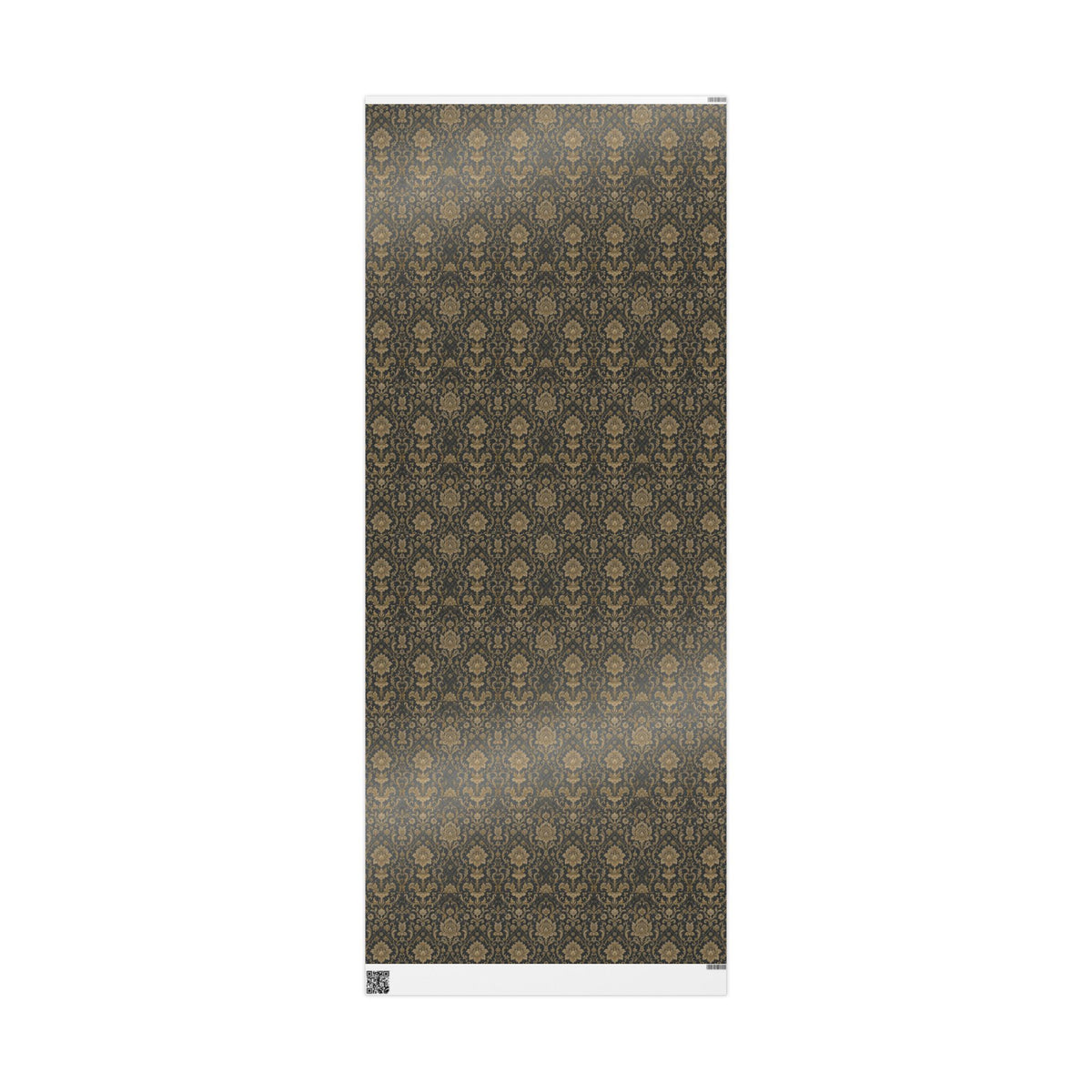 Vintage Black and Gold Damask Wrapping Paper