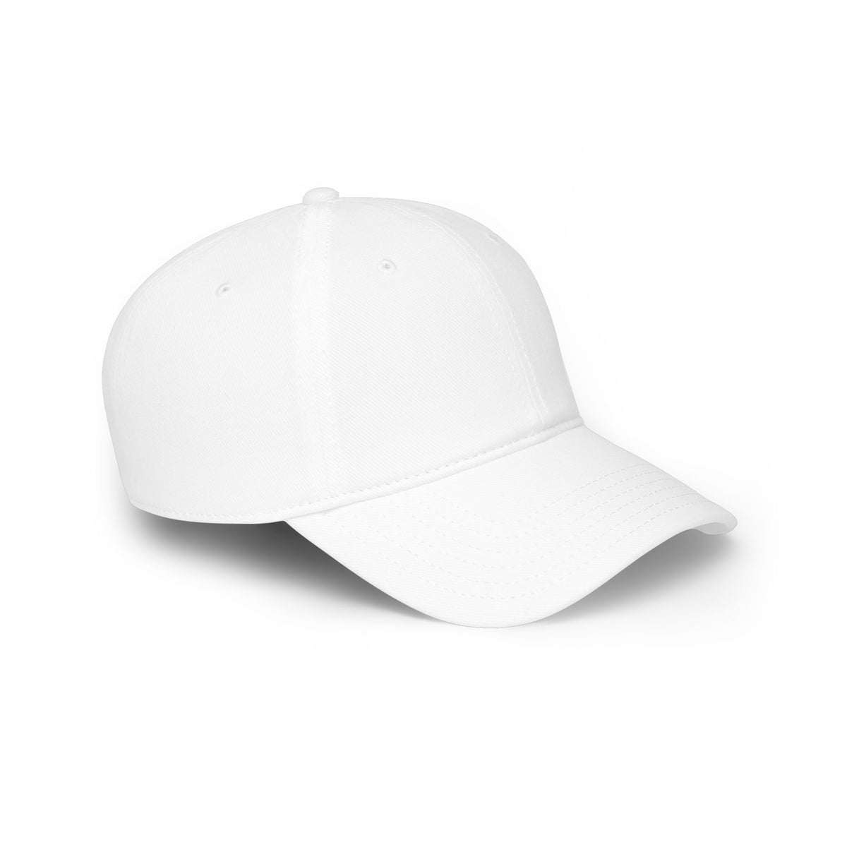 Low-Profile Cotton Baseball Cap — Multi-Color Embroidered Hat
