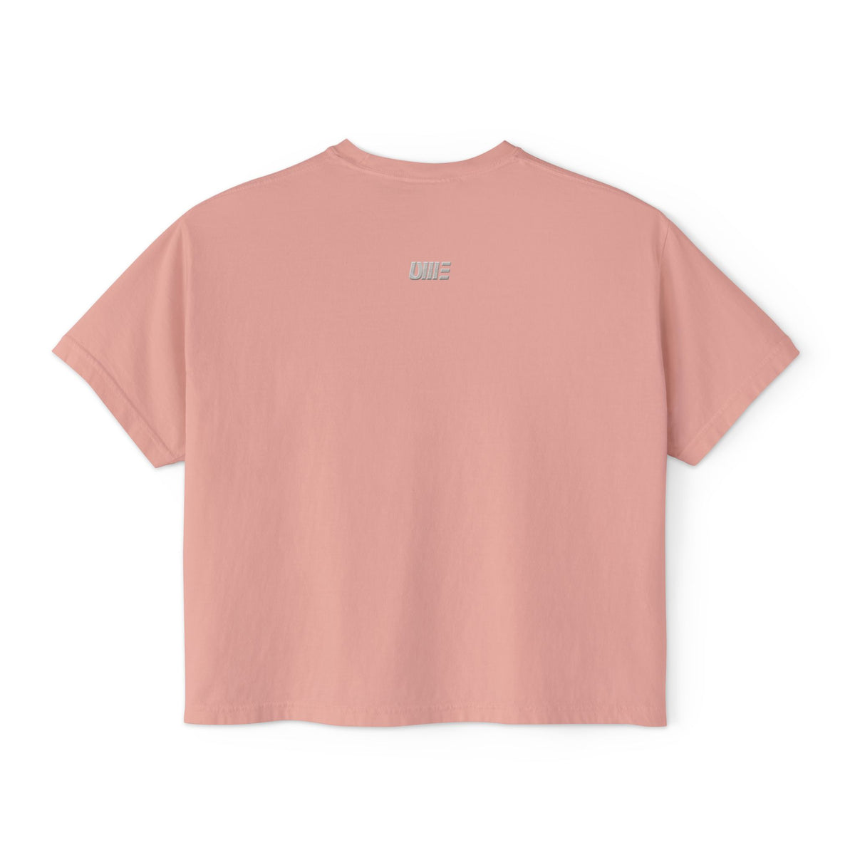 Women’s Cropped Boxy T-Shirt — Multi-Color Minimal Graphic