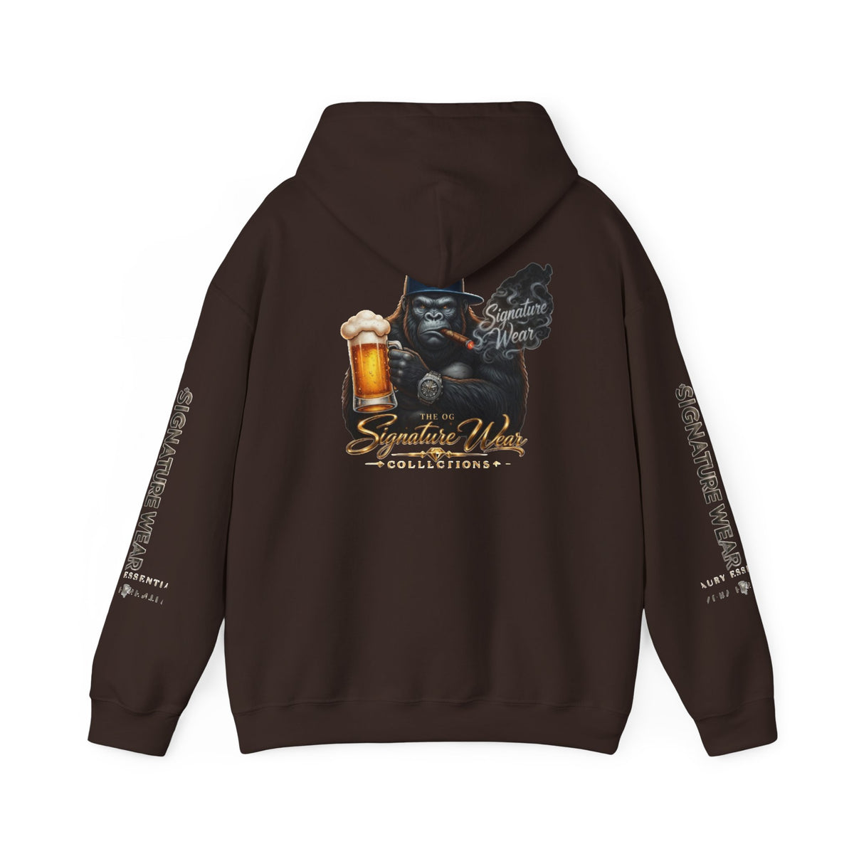 Signature Wear Gorilla Graphic Hoodie — Black, White, Sand & More