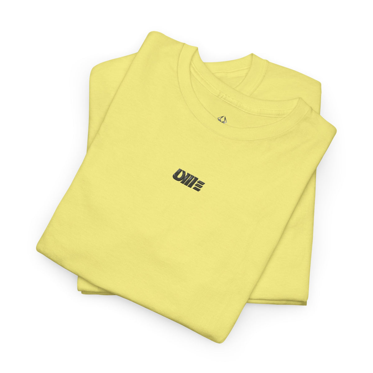 Minimalist Micro Logo Tee - White Cotton Casual Shirt