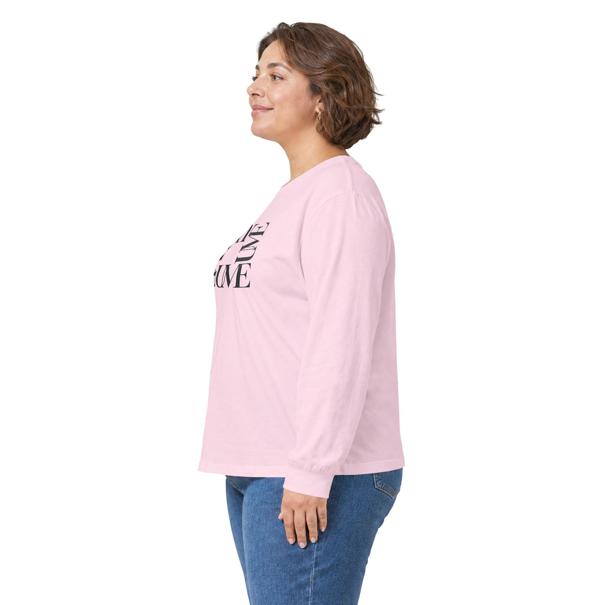 UME Typography Long Sleeve Tee — White, Black & More Colors