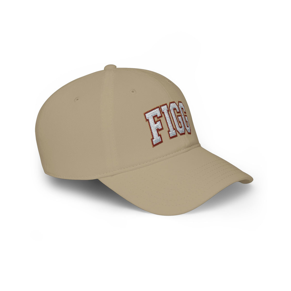 FFiGG Embroidered Low Profile Baseball Cap — Red, Navy, Black & More