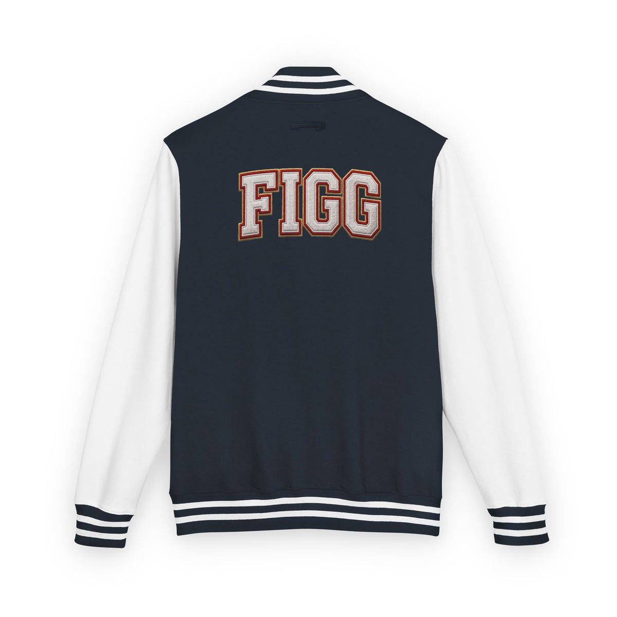 FIGG Letterman Jacket — Burgundy, Black, Navy & Bright Colors