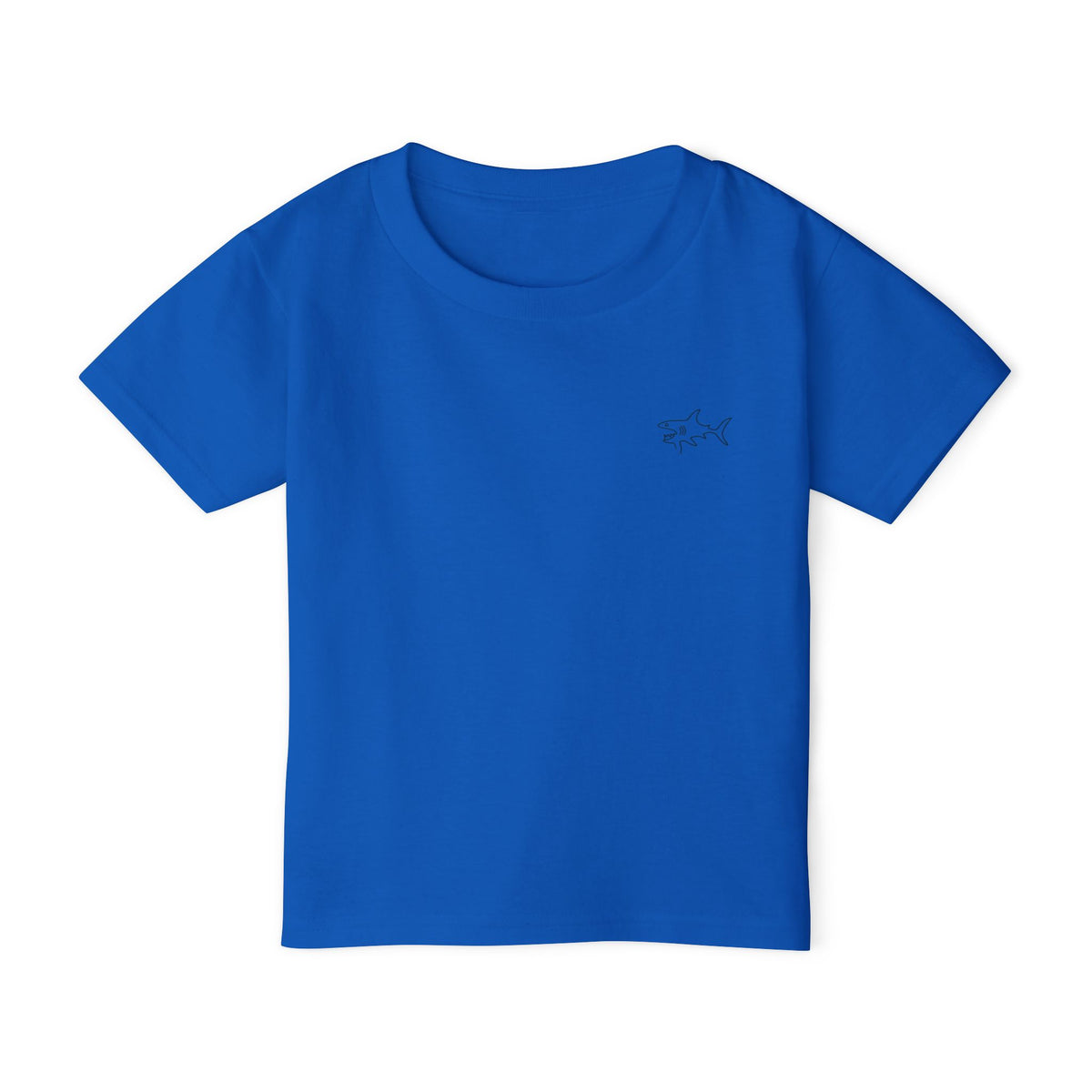 Toddler T‑Shirt — Minimal Shark Sketch Kids Tee