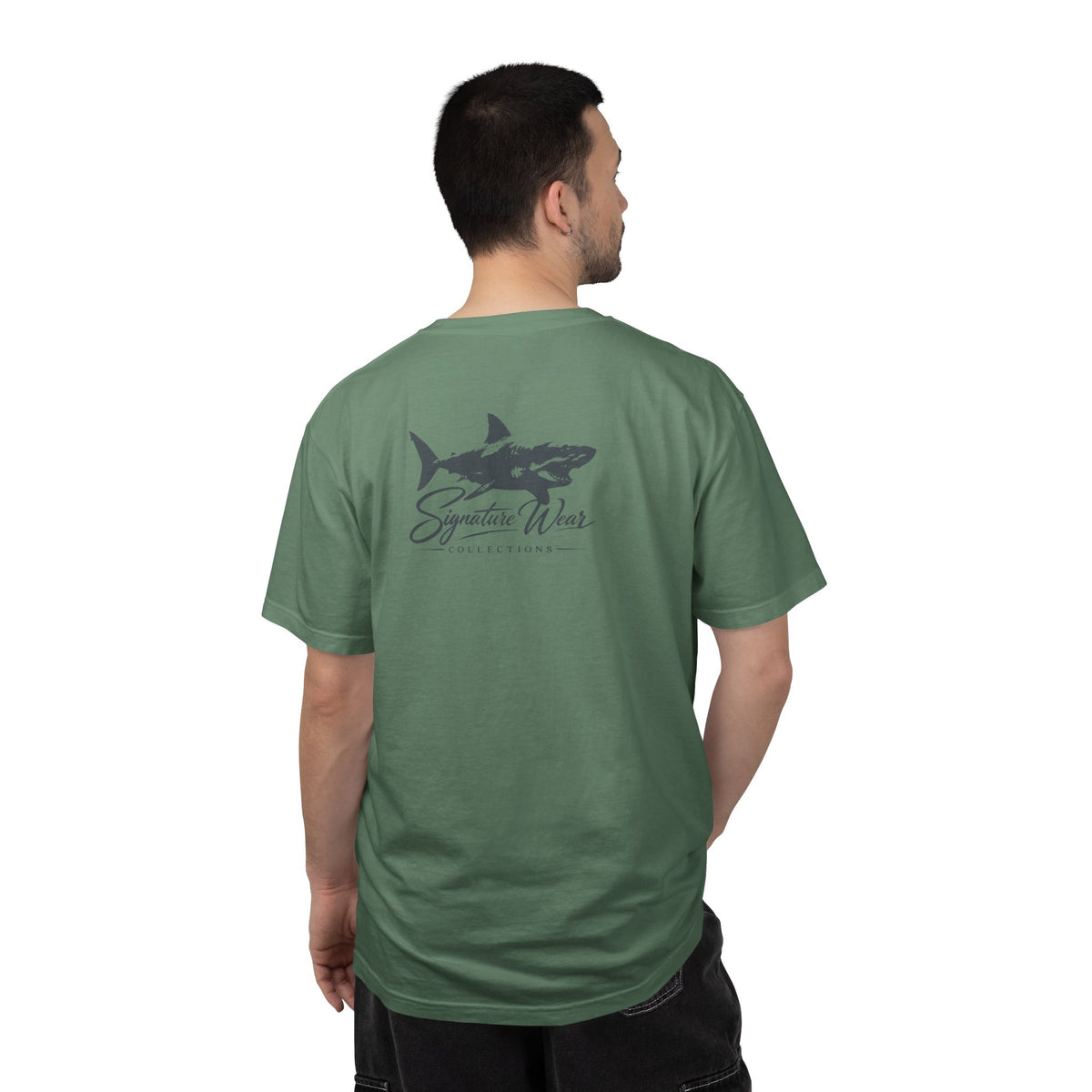 Signature Wave Shark Graphic T-Shirt — Coastal Surf Casual Tee | White, Black & More