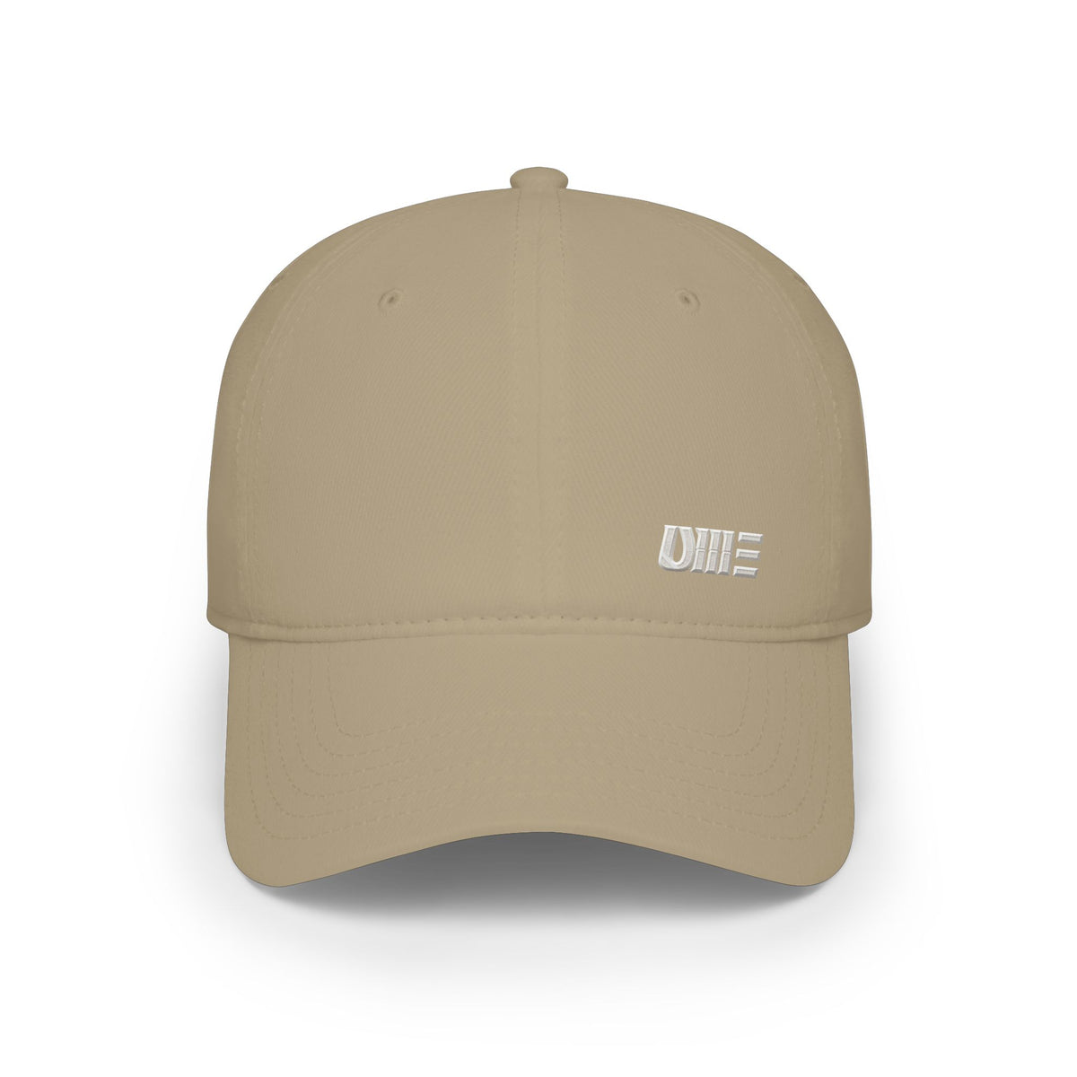 Low-Profile Cotton Baseball Cap — Multi-Color Embroidered Hat