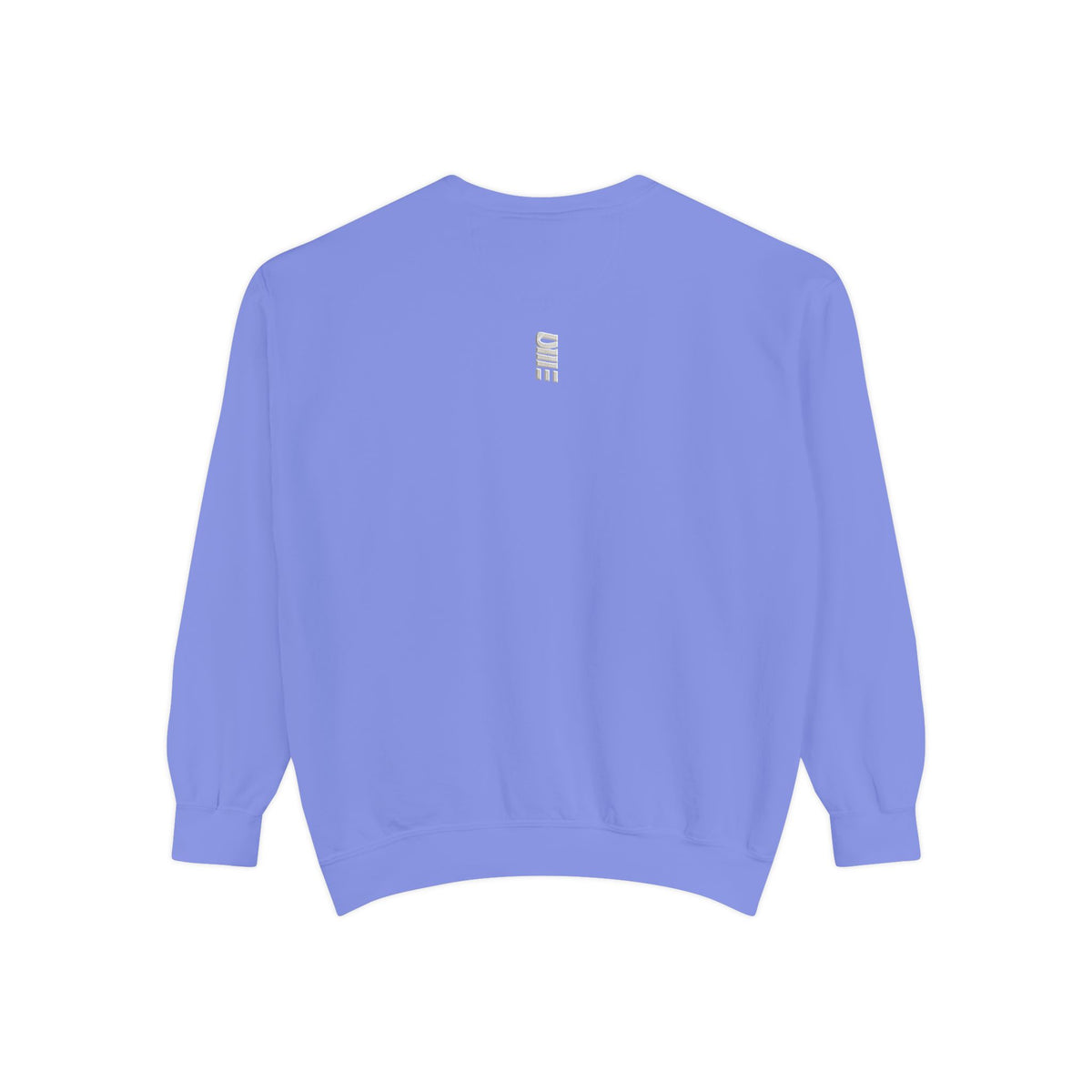 Garment-Dyed Crewneck Sweatshirt — Multi-Color Minimal Graphic