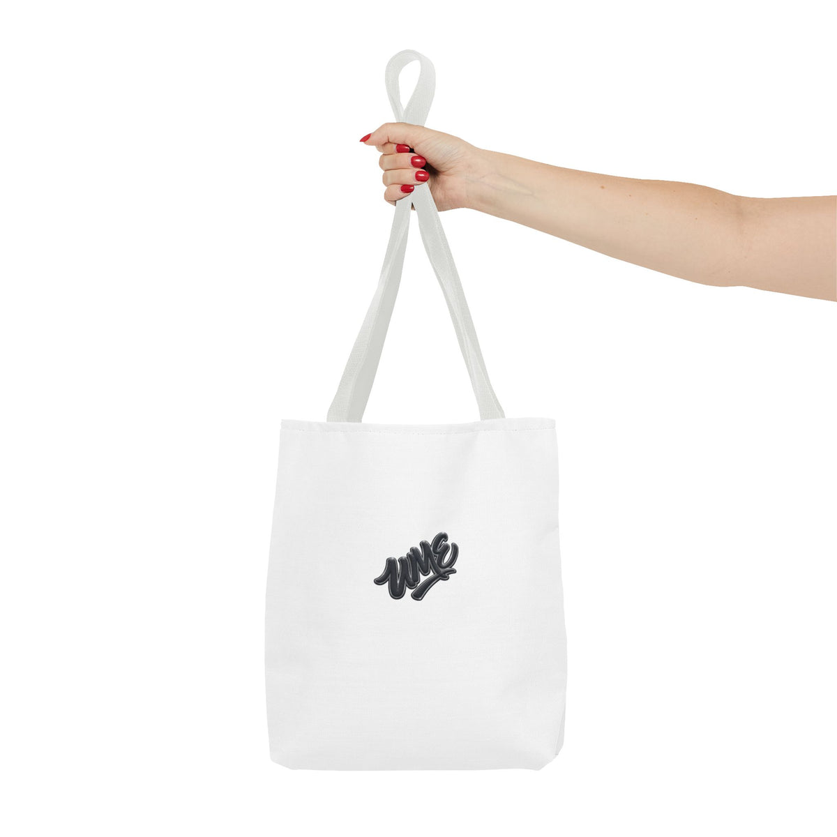 Tote Bag — White UME Black Logo Streetwear Carryall