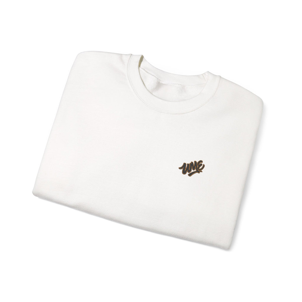 Crewneck Sweatshirt — UME Black Logo All-Over Print
