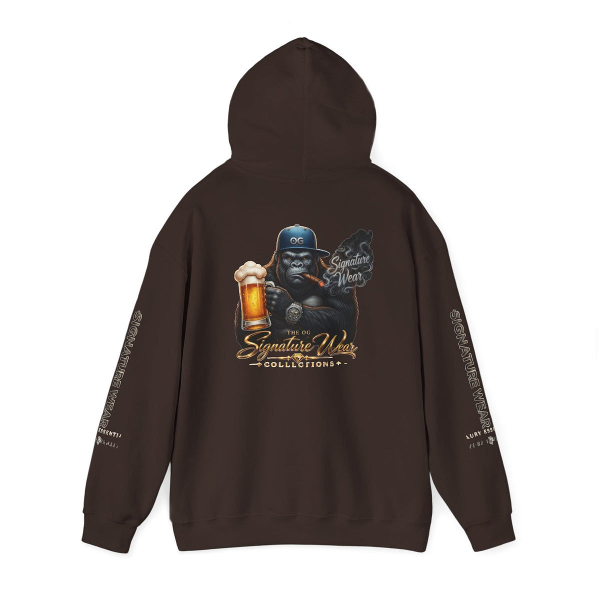 Signature Wear Gorilla Graphic Hoodie — Black, White, Sand & More