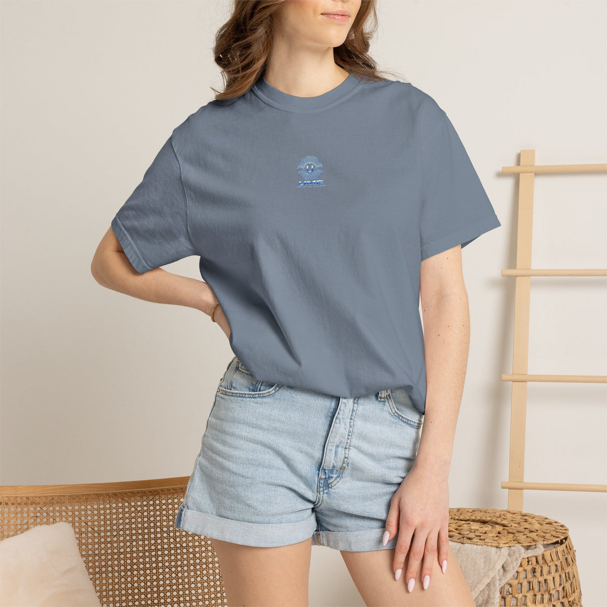 Garment-Dyed Heavyweight Tee — UME Activewear Logo