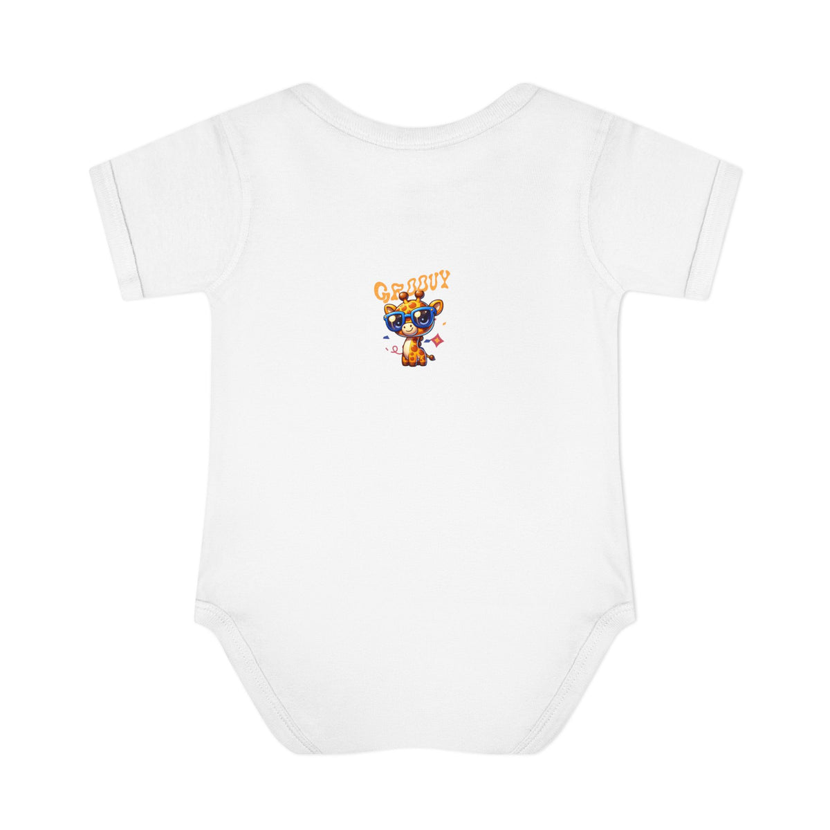 Giraffe Sunglasses Baby Bodysuit — Cute Infant Onesie