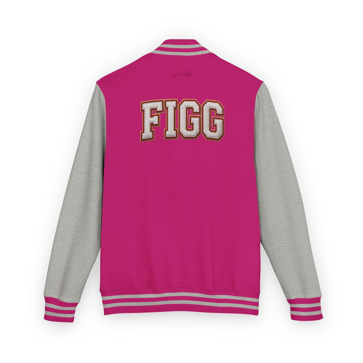 FIGG Letterman Jacket — Burgundy, Black, Navy & Bright Colors